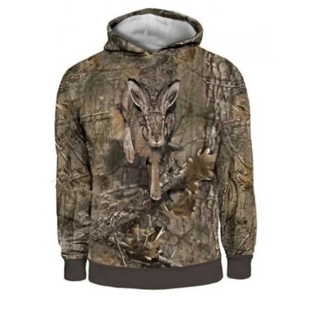 Men and Women Outdoor Fishing Camping Hunting Clothing Spring Autumn Maple Leaf Camouflage 3D Hoodie Fashion Hooded Jacket W251106