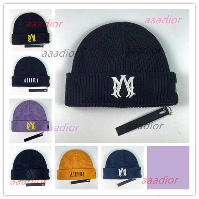 Classic model Designer knit beanie hat men and women's fashion trend autumn and winter warm matching clothes hot amiris amirihat amiricap style
