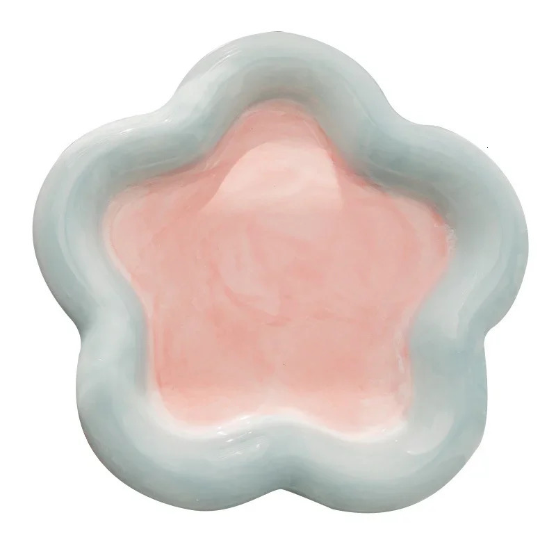 Pet Bowl Cute cartoon pet drinks water bowls ceramic bowls pet food bowls 250403