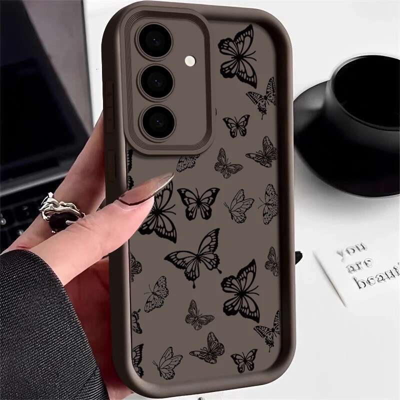 Shockproof Butterfly Case For Samsung Galaxy S23 S24 A55 A54 5G A56 S25 A53 A52 A14 A34 A15 A35 S20 FE S21 S22 Ultra Capa