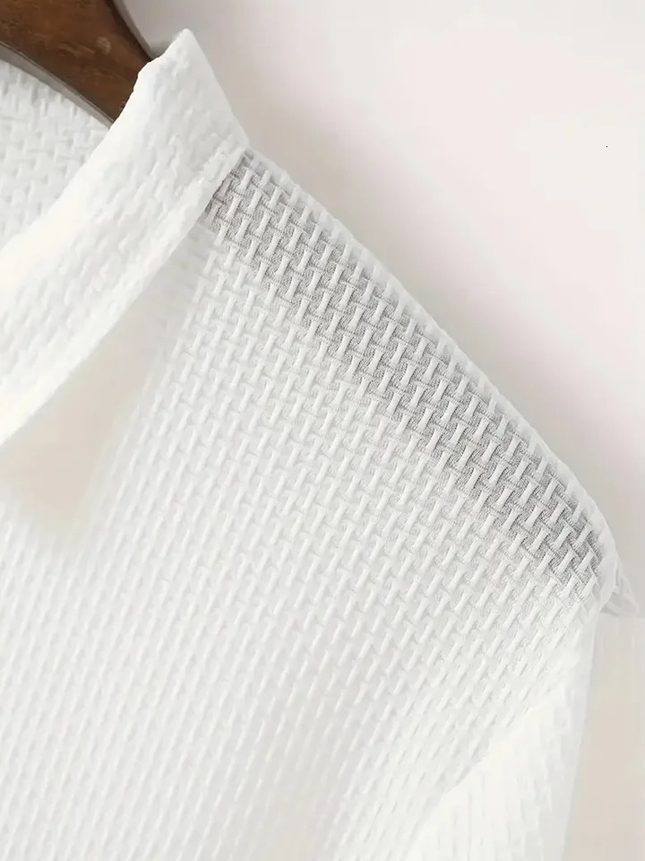 Premium Solid Color Mens Golf Polo Shirt for Collared Breathable Fabric Social Casual Top Male Polo Shirts 251027