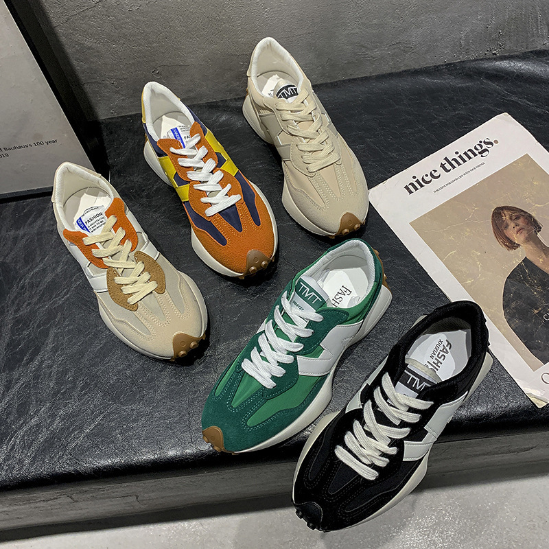 designer shoes new Women's dad shoes style for spring and autumn showing small feet retro tourism and leisure sports shoes