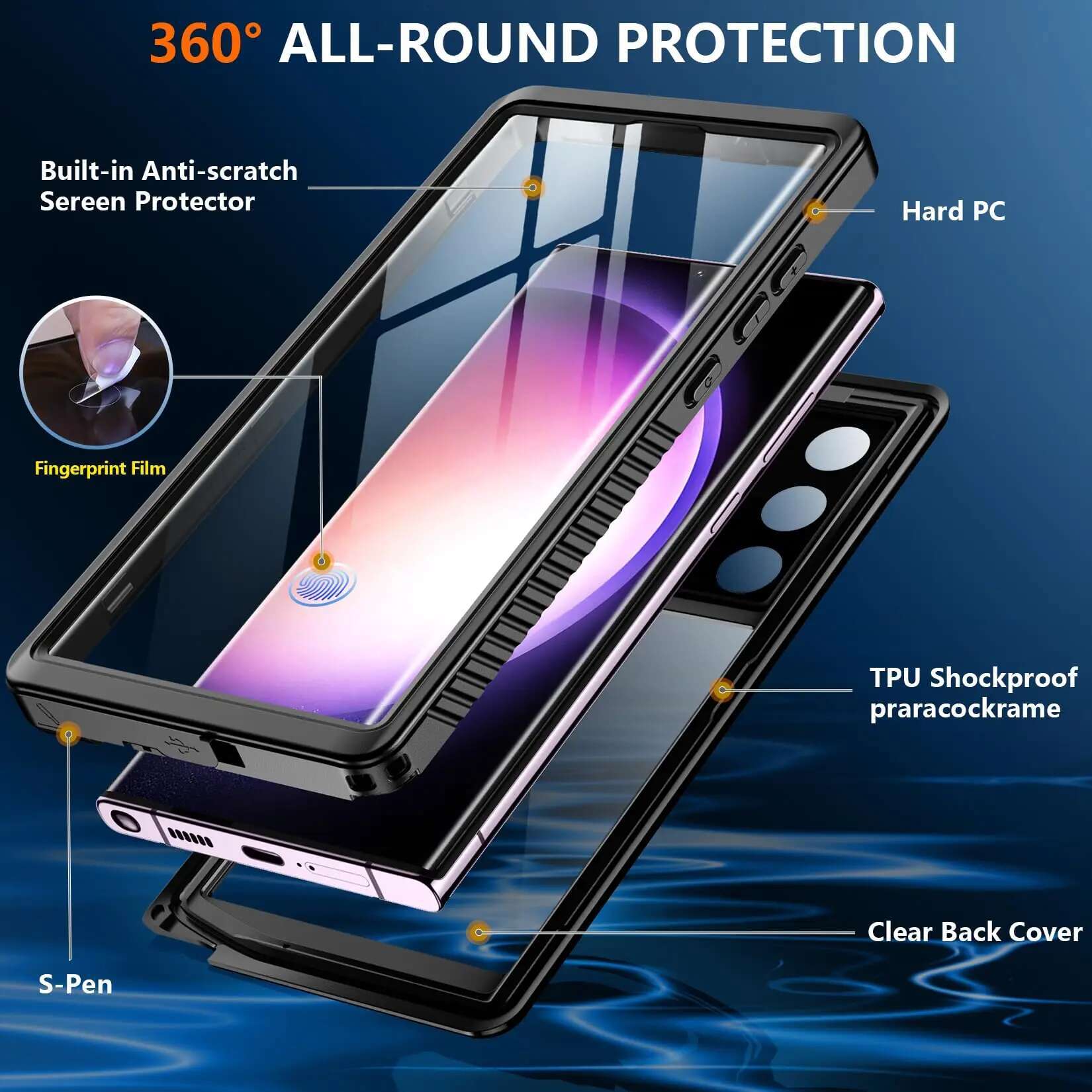 IP68 Shellbox Waterproof Case For Samsung Galaxy S25 S24 S23 S22 S21 Ultra FE A54 5G Metal Aluminum Swimming Phone Cover
