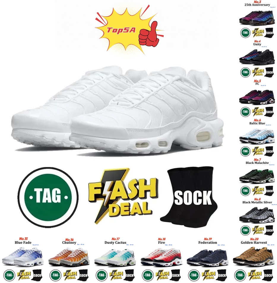 Tn Plus Running Shoes Tns Designer Shoes Men Women Terrascape Unity Black White University Blue Grape Gold Bullet Hyper Sky mens womens trainers outdoor sneakers