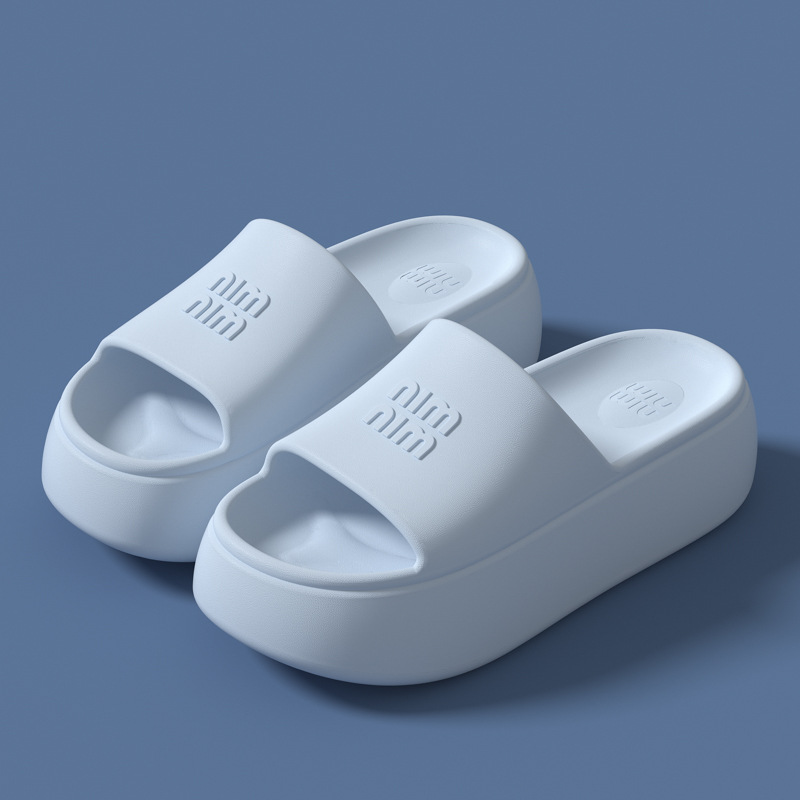 designer shoes 2025 new style thick-soled heightening flip-flops fashionable and versatile in summer simple with a soft cushioned feeling breathable a