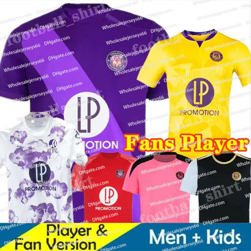 2025 2026 Toulouse Soccer Jerseys DONNUM DALGA Home Away 3rd Maillot De Foot 2024 2025 Men Kit Football Shirt Uniform CISSOKO ONAIWU CHAIBI ABOUK