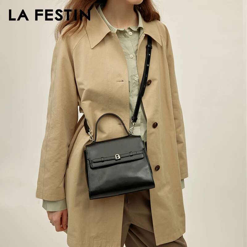 LA FESTIN Original Designer New Handbag Women Leather Fashion Shoulder Crossbody Large Capacity Bag