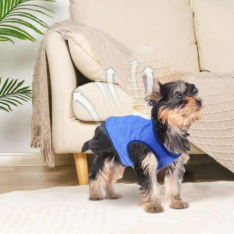 Breathable Dog Vest Breathable Quick-Drying Cooling Vest Comfortable Skin-Friendly Dog Vest Fashionable Pet Clothing For Outdoor 250402