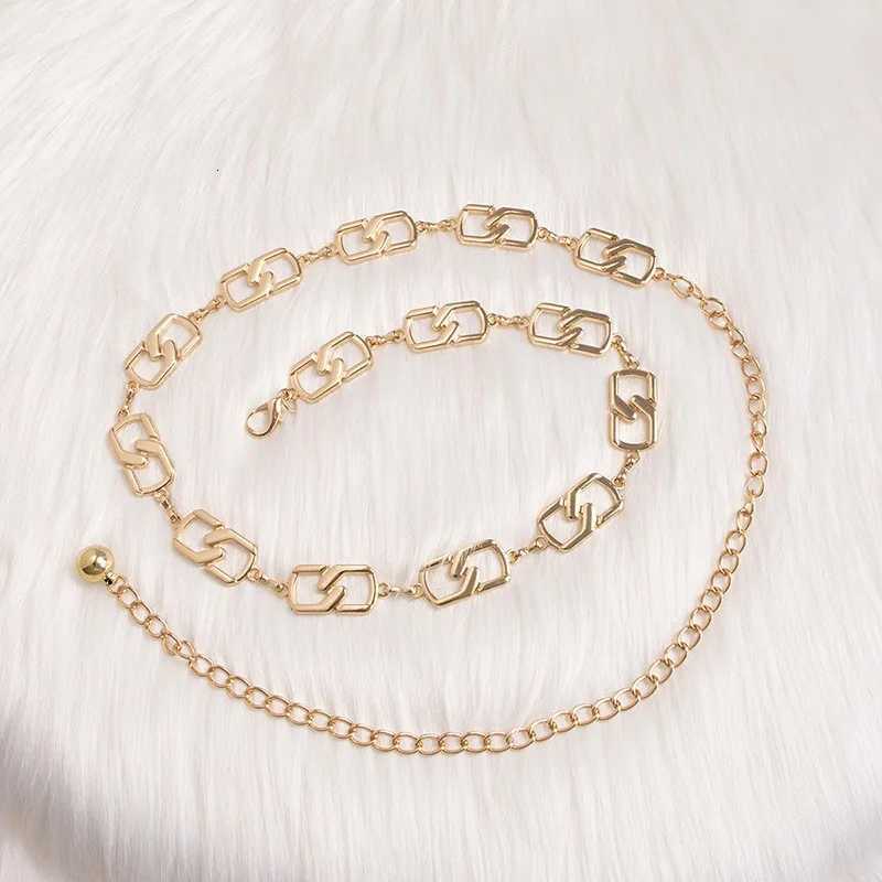 Geometric Waist Chain Womens Decorative Slim Fit Sweater Accessory Pants Belt Metal Chain Skirt Suiting Fine Waist BeltXJ251106