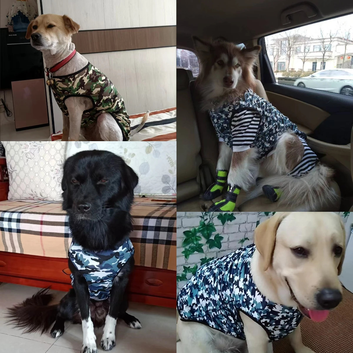 Summer Pet Dog Cooling Vest Camouflage Breathable Cat Clothes Small Medium Large Dog Puppy French Bulldog Clothes Dog Costume 250402