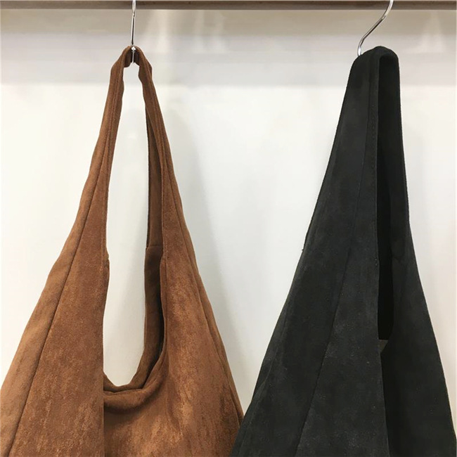 Famous designer women Free shipping new minimalist slouchy Luxury bag suede texture casual all-in-one Tote bag