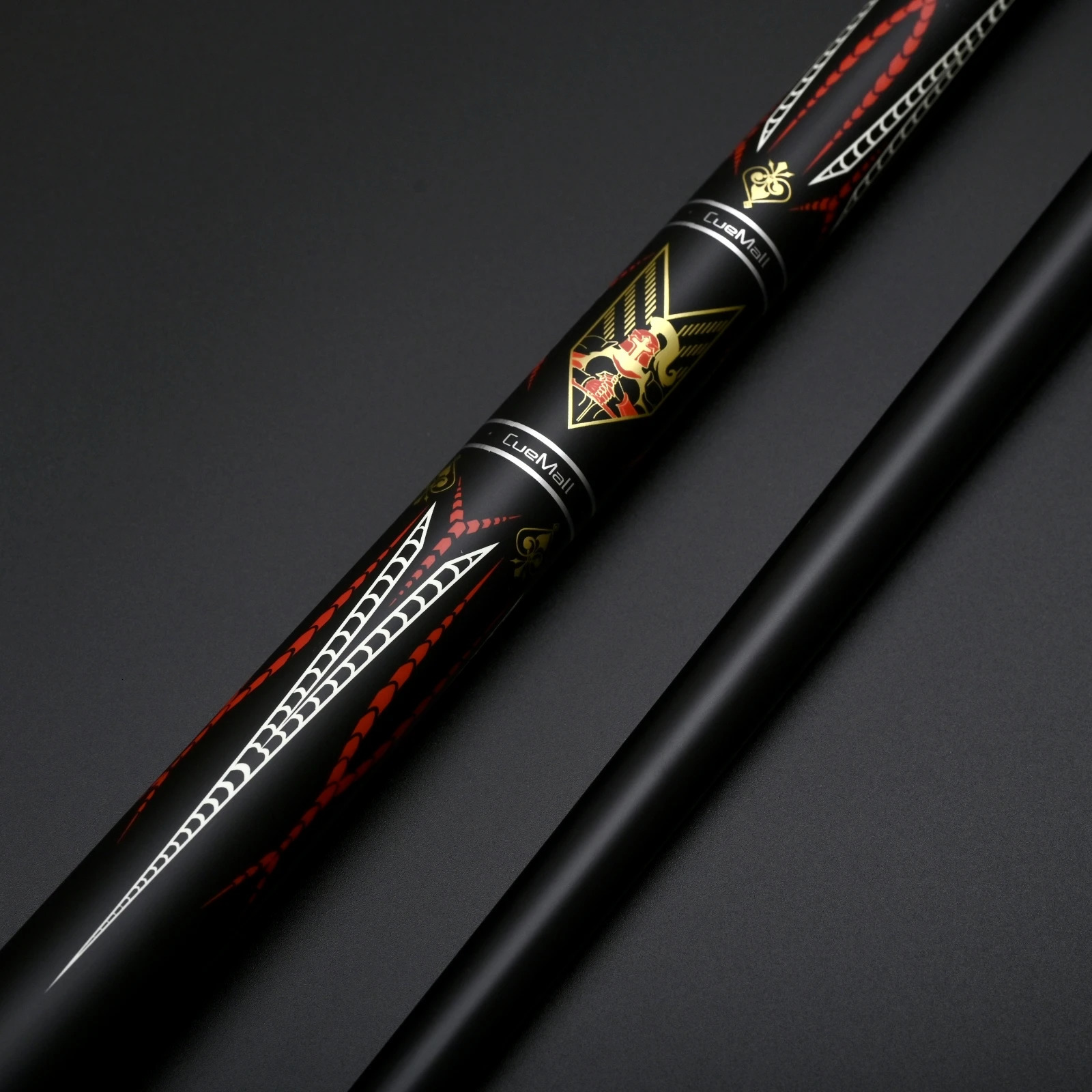 Professional Carbon Fiber Pool Cue Stick 58 Inch Billiards with 125mm MultiLayer Pro Tip Low Deflection QuickRelease 251106