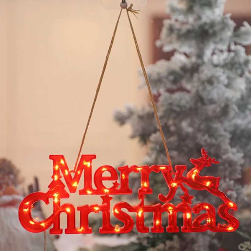3D Merry Christmas Letter Light LED Garland Night Light Decoration for Home Holiday Party Festive DecorXJ251106
