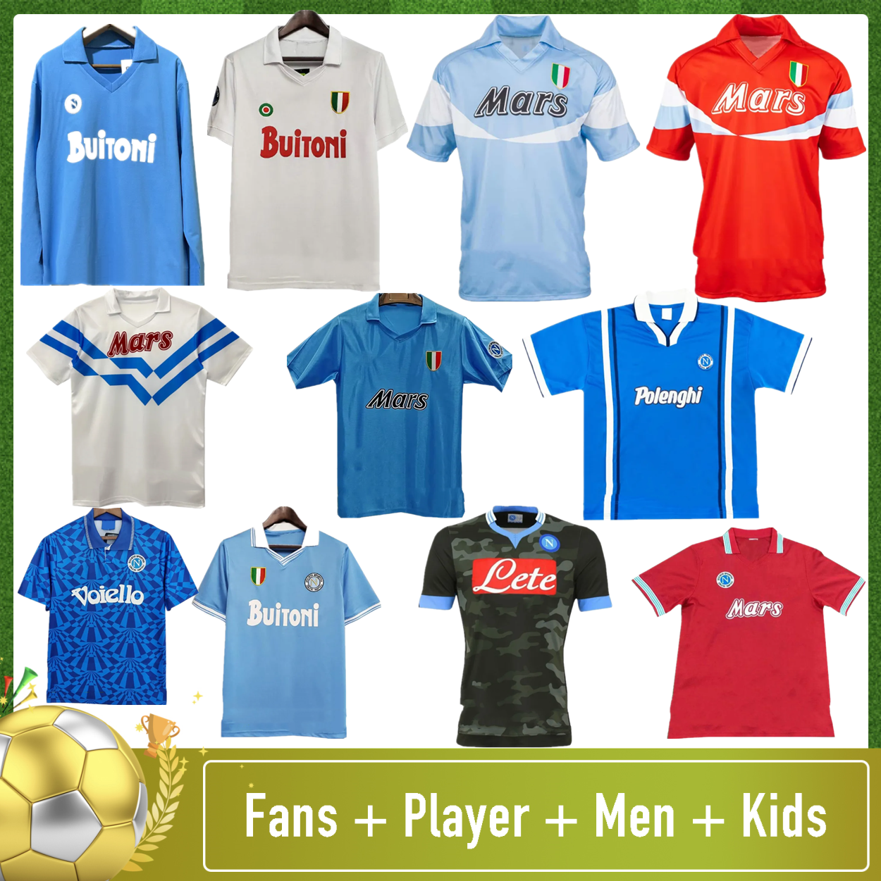 3XL 4XL Maradona Napoli Retro Soccer Jerseys 1986 1987 88 89 1990 91 93 94 98 2013 14 Naples Coppa Italia Diego Napule Vintage Calcio Classic long sleeves football shirt