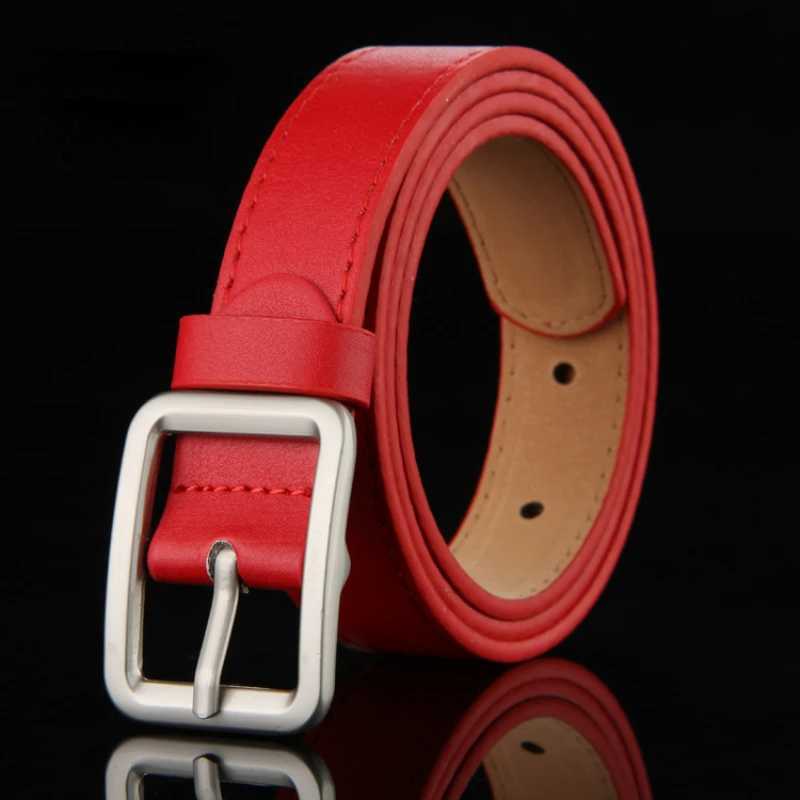 Childrens Leather Pin Buckle Belt Fashion Simple Casual Versatile Jeans Boys Girls Students Black Belts Clothing AccessoriesXJ251106