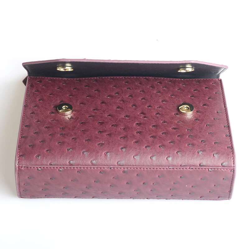 XMESSUN Fashion Elegant Handbags 2025 Solid Color Women Ostrich Pattern Bag Simple Shoulder Messenger Bags