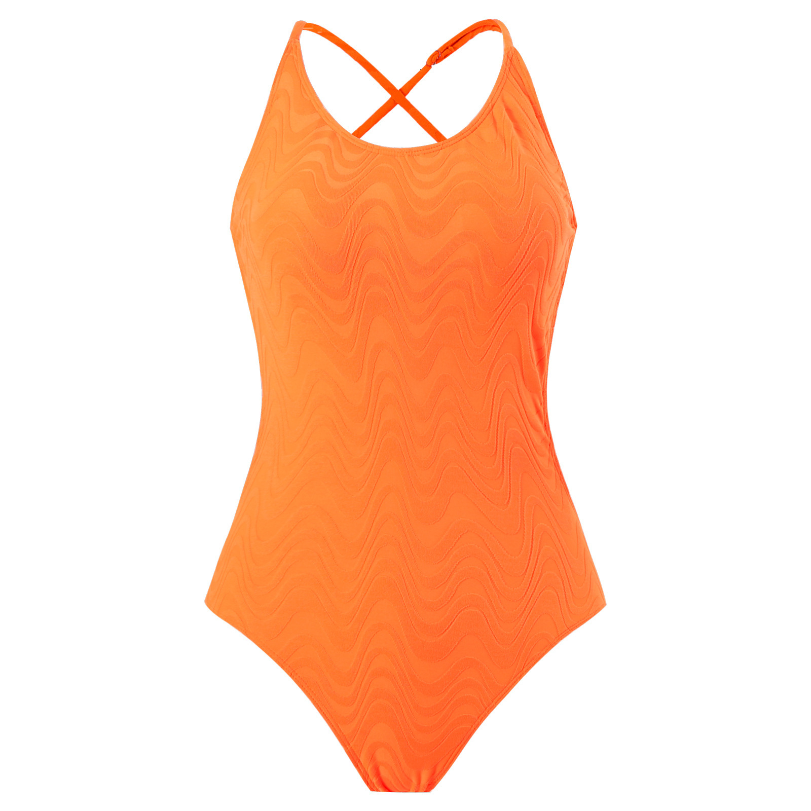 2025 new one-piece swimsuit women's solid color sexy tight triangle backless bikini