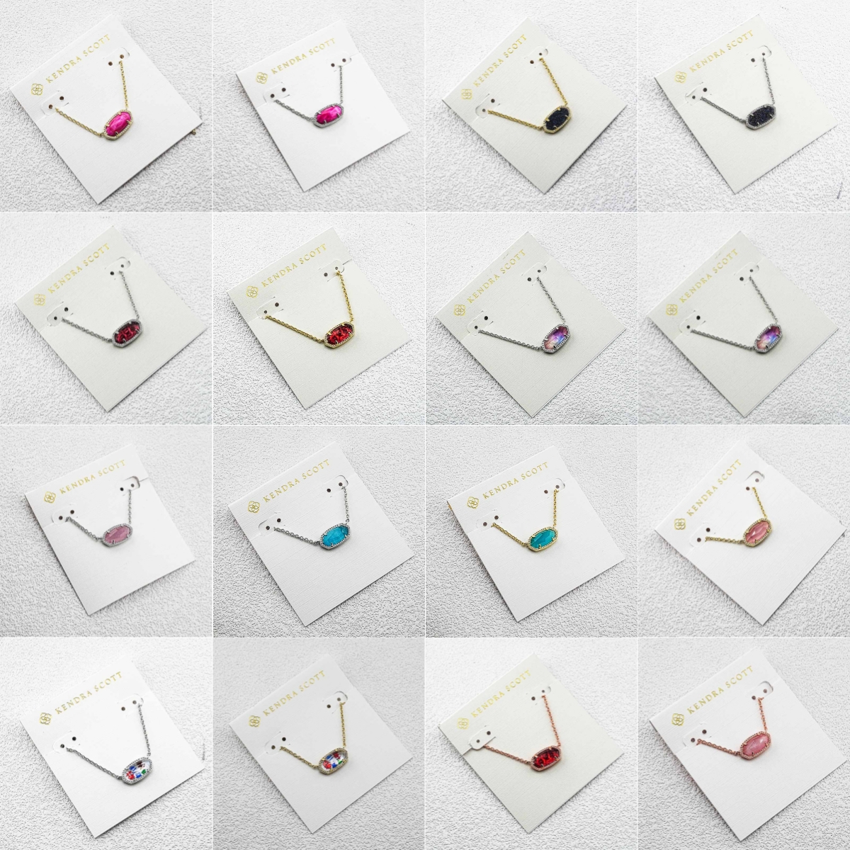 KS Brand Jewelry High Quality Crystal Pendant Necklaces Kendraly Necklace Jewelry Scotts Chain Elegance Oval Female Collar As Christmas Gift