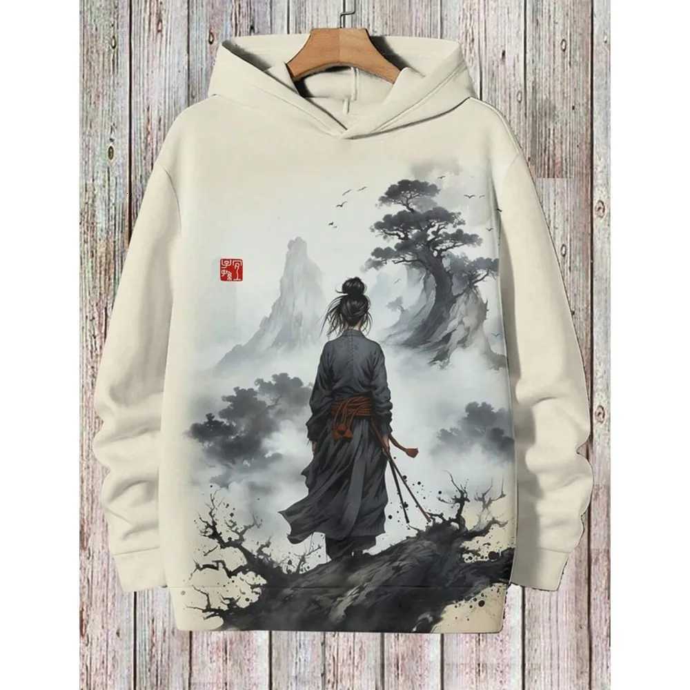 2026 New Autumn And Winter Mens Hoodies Japanese Harajuku Fashion Casual Sports Hoodies Anime Patterns Autumn And Winter W251106