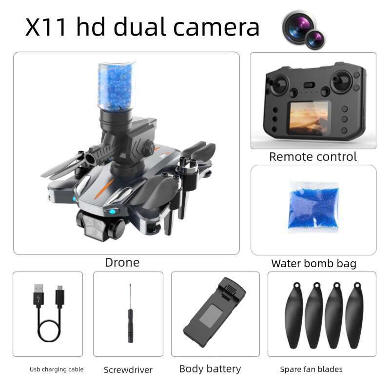 X11MAX brushless water bomb drone optical flow positioning screen remote control high-definition aerial photography
