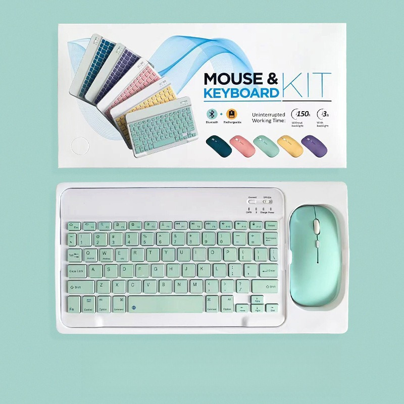 The best-selling Mini Silent Mouse set Bluetooth keyboard is suitable for mobile phones and tablets