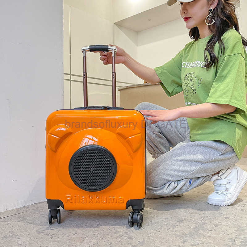 Pet trolley bag cat dog space capsule bag cat go out portable air box portable cat suitcase travel