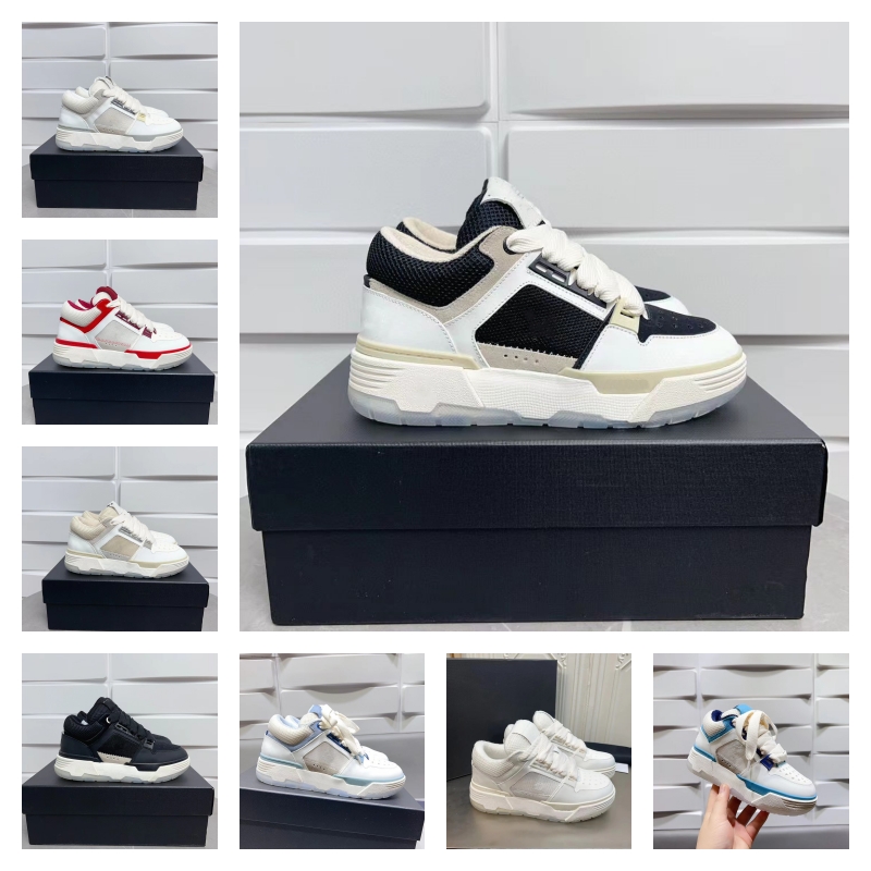 lace-up Bread Sneaker Shoes Luxury Designer Men Women Platform Shoes Mesh leather Stadium Hardware-logo Leather outdoors Trainers Sneakers