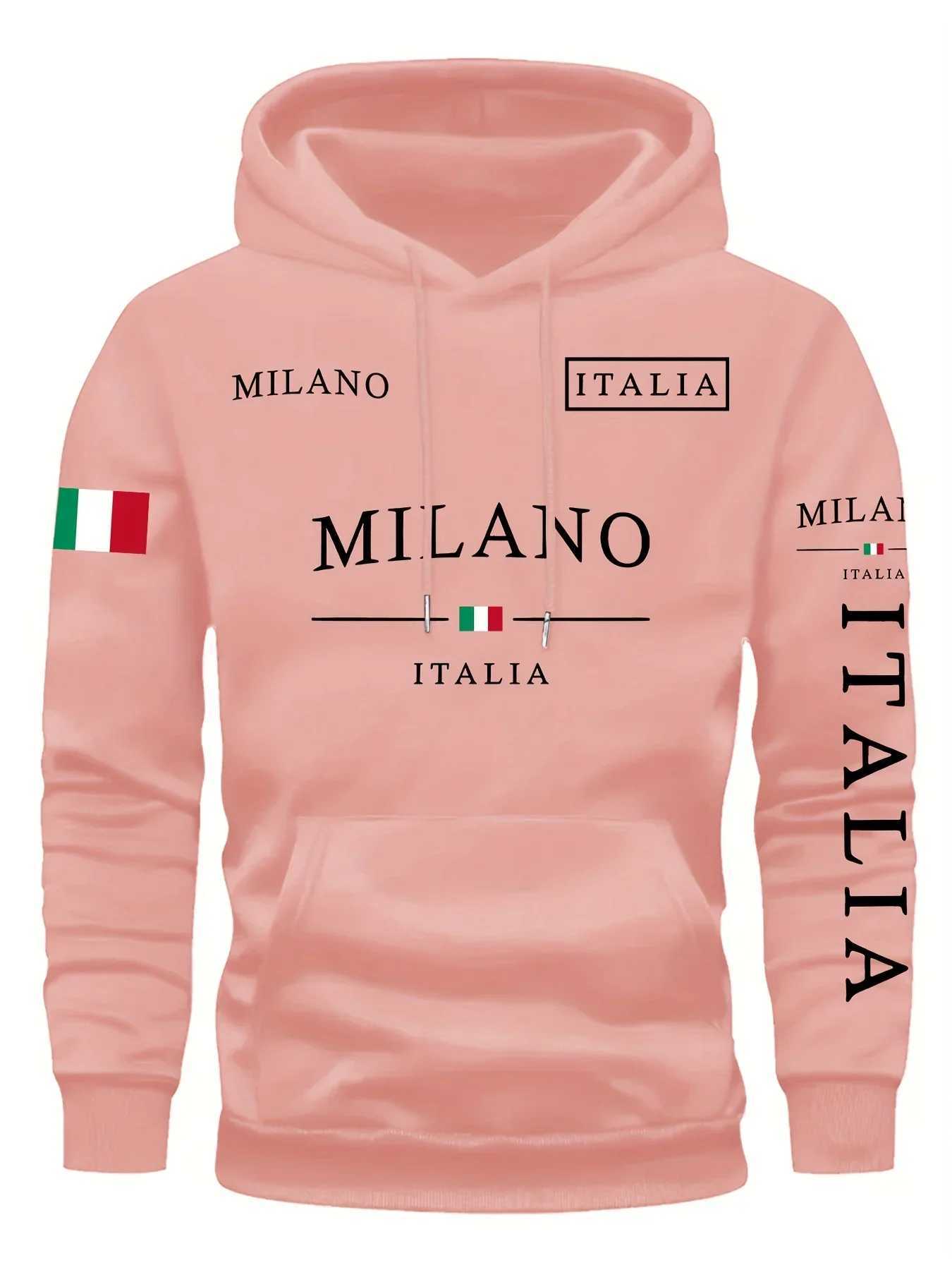 New Retro Couple Hoodies for Autumn And Winter Feature European And American Trendy Designs with Geometric Prints hoodie W251106