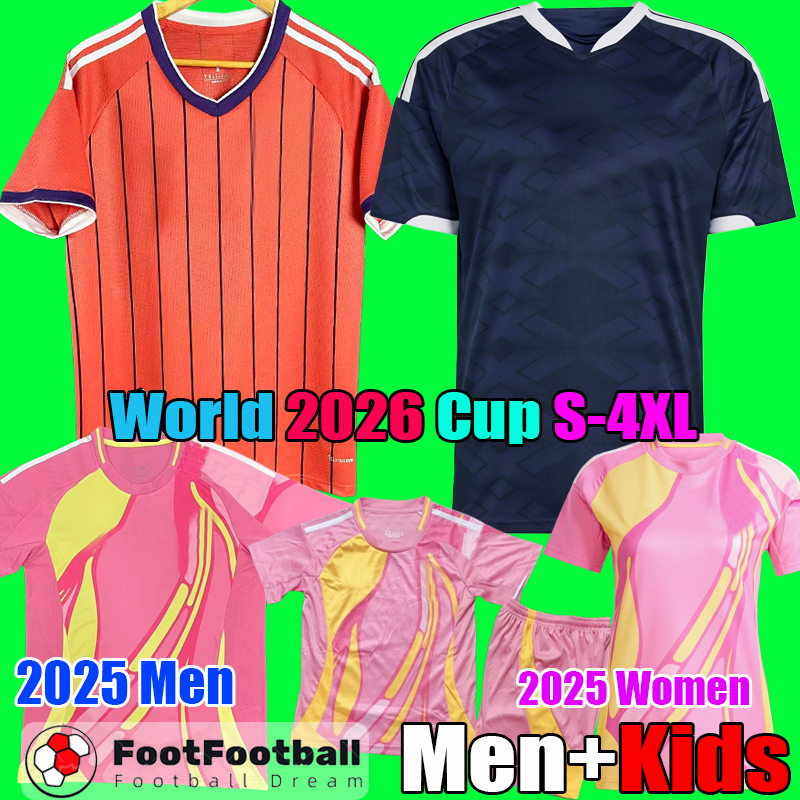 Big size S-4XL 2026 Scotland Soccer Jerseys 2025 2026 Football Shirt World Camisetas de Futbol men Kids Kit uniforms set tops