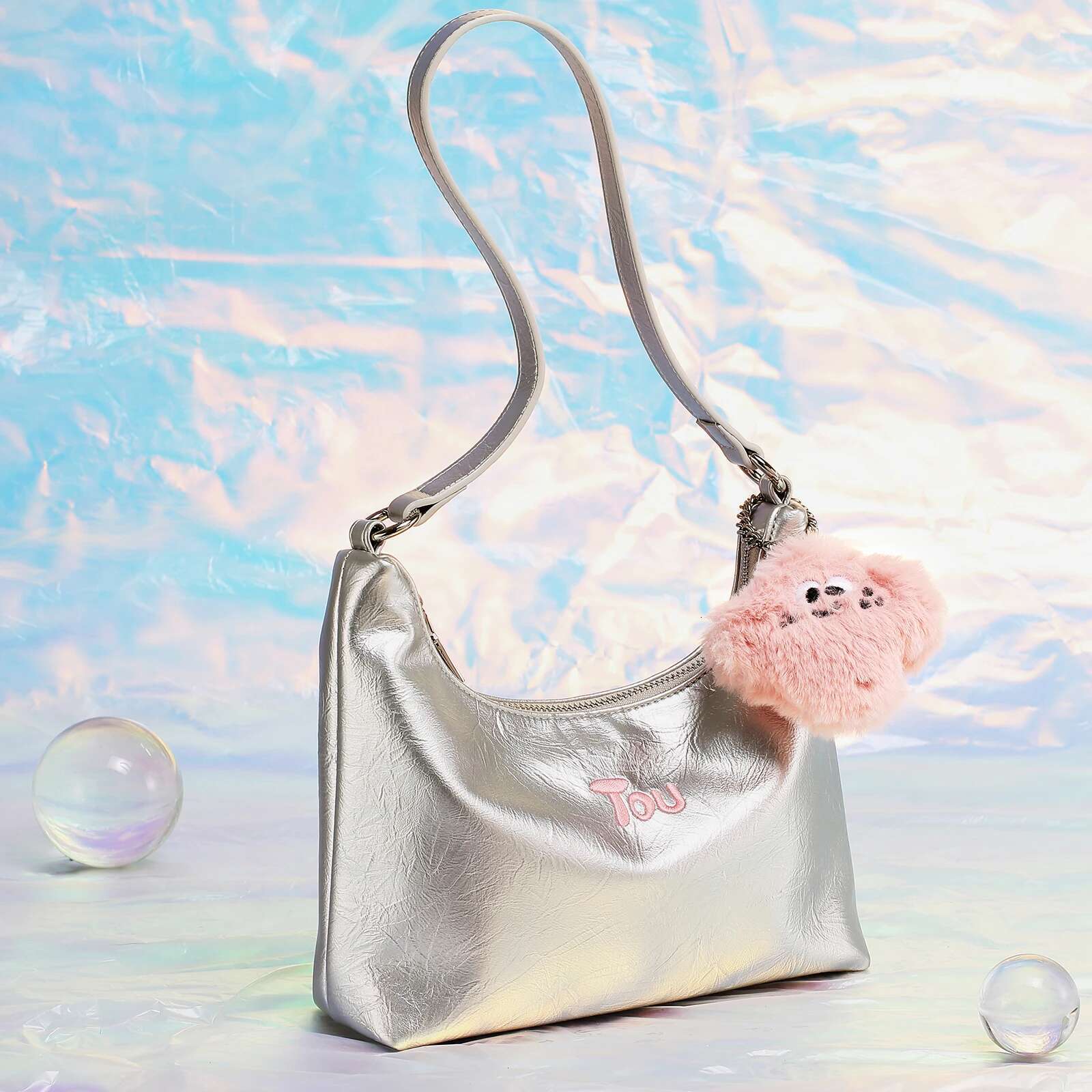 TOUTOU Women Tote Original Unique High End Sier Underarm Shoulder Bag Versatile And Fashionable Clay Handbag PU Leather