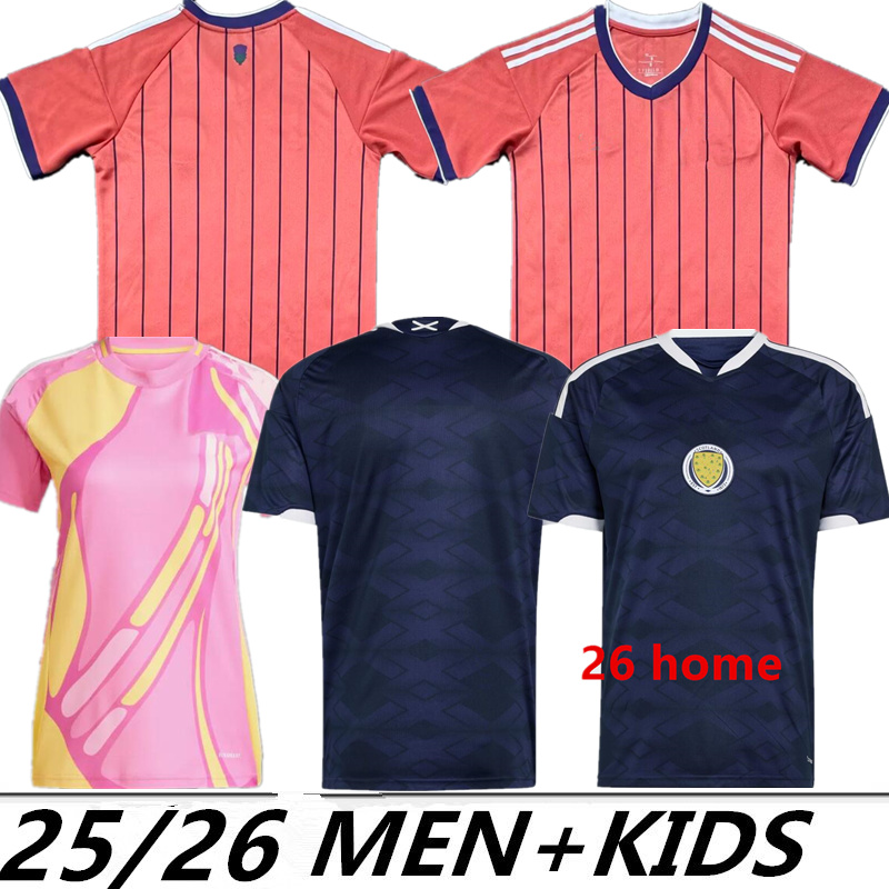 2026 World Cup Scotland football shirt Soccer Jerseys away home Special edition TIERNEY ROBERTSON CHRISTIE McGREGOR McGINN McKENNA men kit kids uniforms 16-4XL