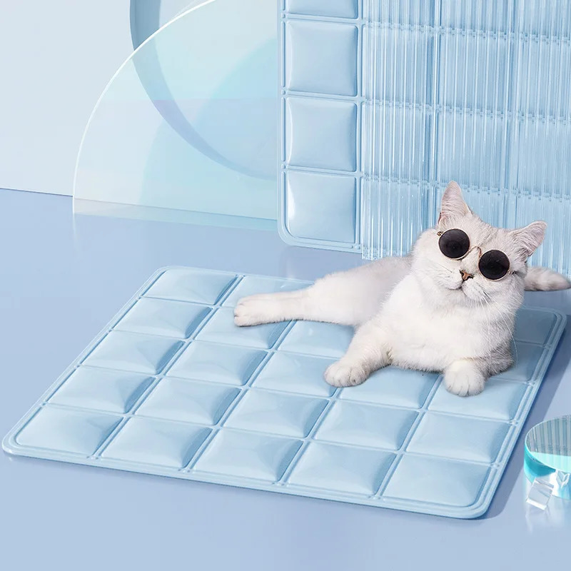 Pet Ice Pad Cooling Cat Nest Summer Dog Sleeping Mat Cool Pad Dog Nest Ice Nest Summer Cool Cushion Cat 250402