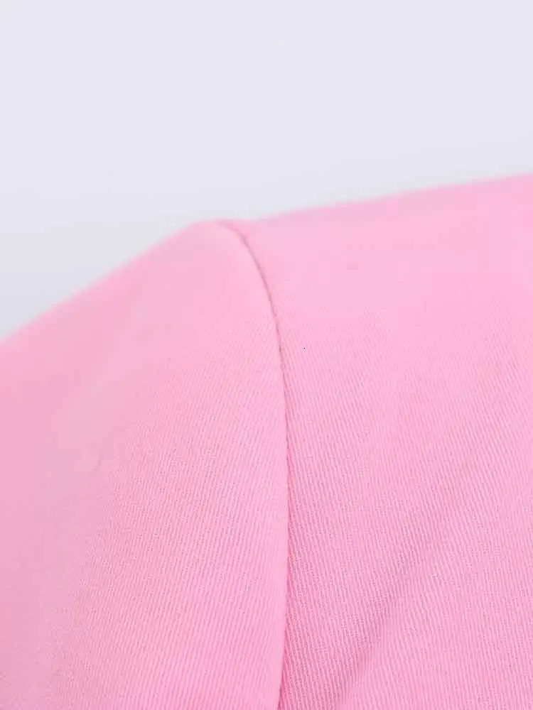 European womens fashionable casual jacket shoulder lining loose collar long sleeved jacket 250402