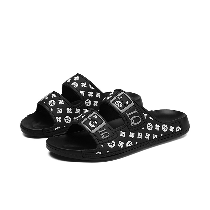 Men's new summer home slippers thick soles soft soles lightweight go out durable flip-flops cross-border large size slippers