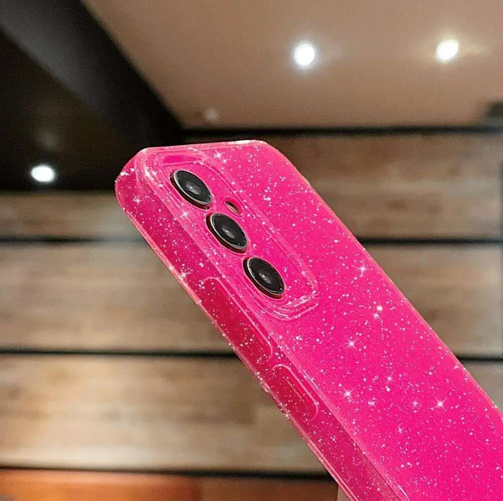 Cute Glitter Case For Samsung Galaxy A55 A15 5G S24 Ultra S23 FE S25 Plus S24ultra S23fe A 55 15 Cover Phone Accessories