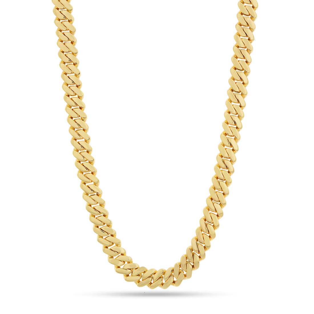 Custom Cuban Link Chain Mens 925 Sterling Silver Hip Hop Necklace with Moissanite Diamond for Party Engagement Gift