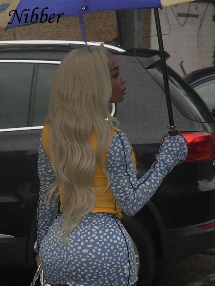 Nibber Letter Print Womens 2-piece Autumn Trend Casual Crop TopPeach Hip Skiing Stretch Matching Streetwear 250402