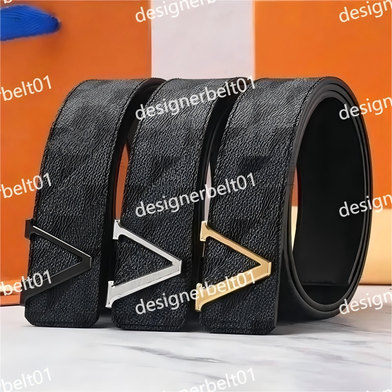 Belt designer belt men's belt fashion women's belt classic men's business belt luxury metal buckle belt smooth buckle belt length 105-125cm with box
