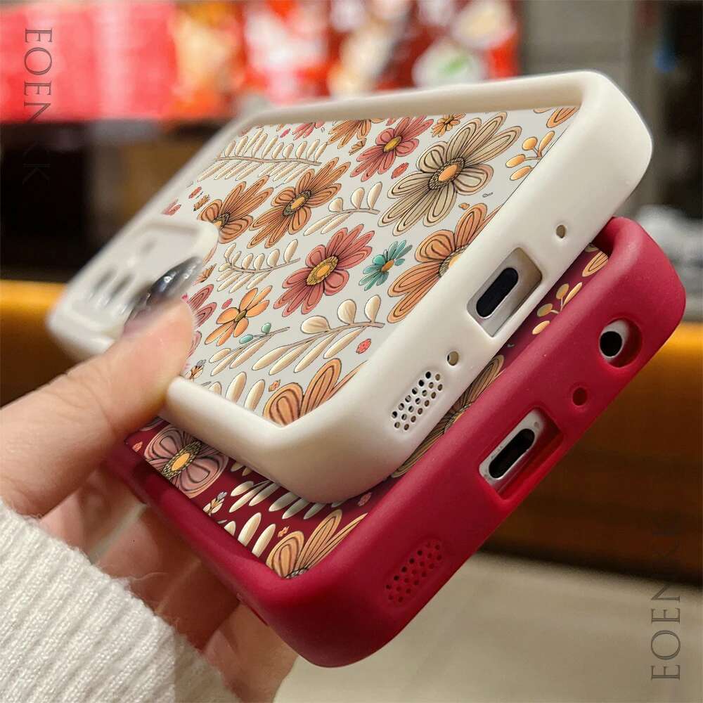 Petal Leaf Diagram Silicone Phone Case For Samsung Galaxy S23 S22 S21 S25 S24 S20 Ultra FE A35 A15 A25 A55 Note 20 Plus 5G Cover