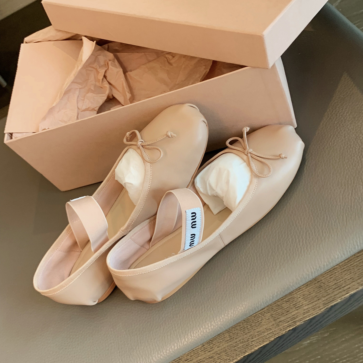 designer shoes new Women's flat Mary Jane ballet single shoes with fairy style bow and one-word strap