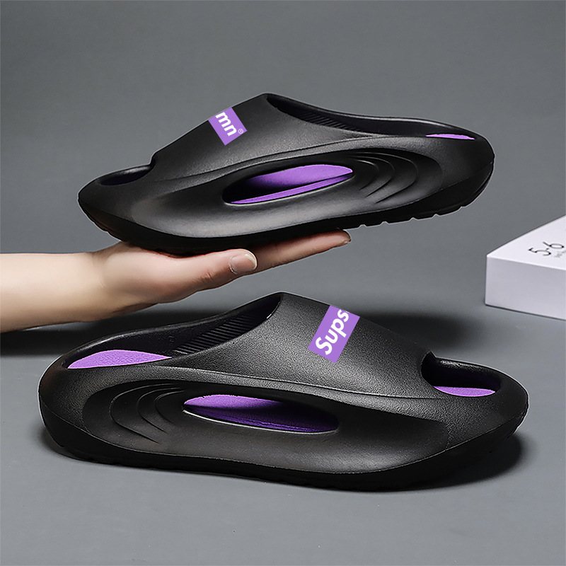 Men's summer slippers EVA thick soled slippers wear thick soft soled cross border slippers beach shoes sandals