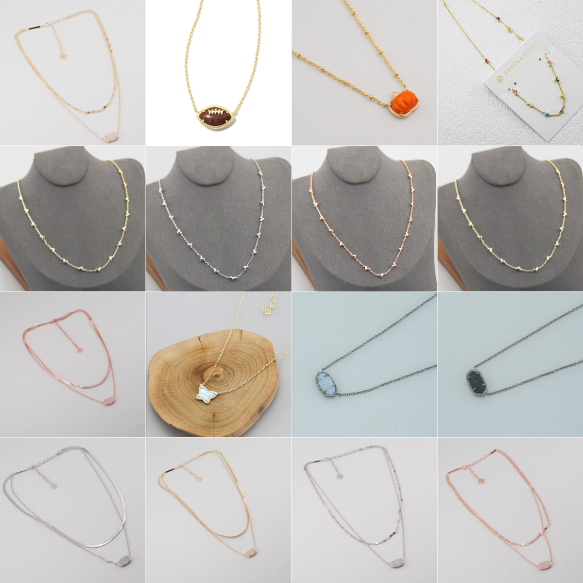 KS Jewelry Butterfly Football Pendant Necklaces Kendraly Necklace Jewelry Scotts Chain Elegance Oval Female Collar As Christmas Gift