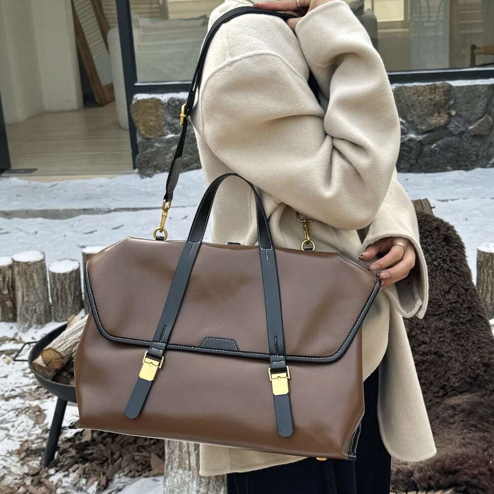 Motingsome Frist Layer Cowskin Woman Handbag And Backpack Retro School Style Tote Lady Thick Genuine Leather Bag