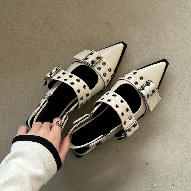 Women new Fashion High Heels Designer Retro Elegant Trendy Mary Jane Shoes Coarse Heel Casual Sandals