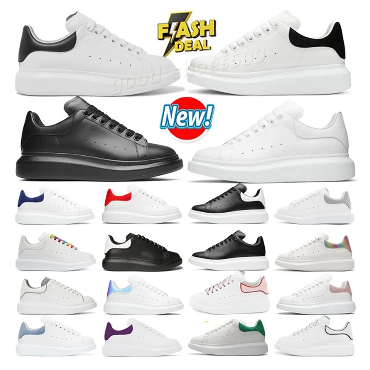 Shipping Free Designer alexander Casual Shoes Oversized Triple Sneaker Platform Women Mens White Leather Lace Up Veet Suede Sports Trainers