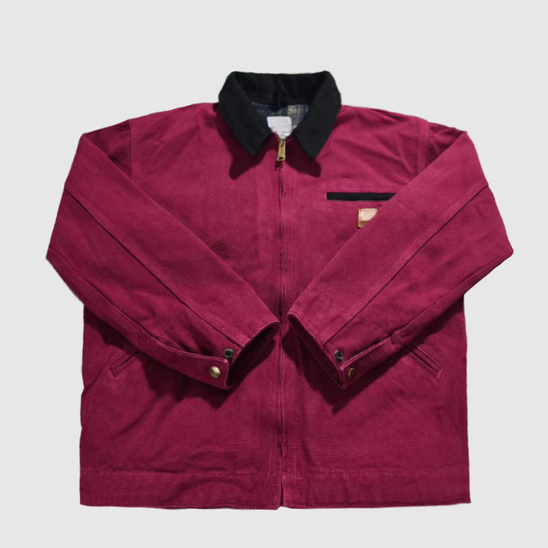 Designer Men's Jackets Carhartt Detroit Wide Coverall Jacket Loose Vintage Unisex Coat Men Women Autumn Long Sleeve Cotton Tops Casual Brands Clo