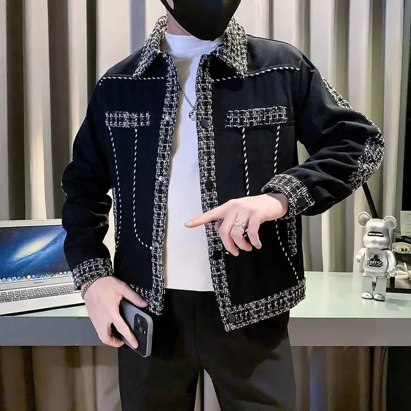 Mens Jackets Black Male Coats Winter Sales Of Splicing Deals In High Quality Sale Trendy Korean Reviews Many Stylish 251106