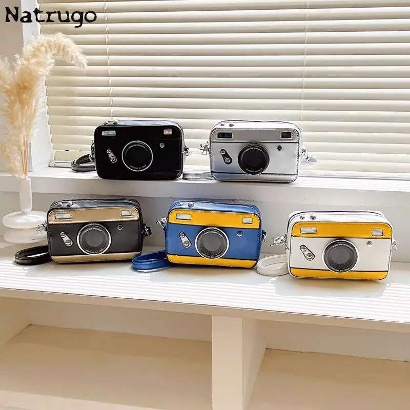 2025 Women Camera Shape Shoulder Bag Lady Girls Casual Crossbody Handbag Messenger Purse Stylish Female Travel Small Shopping Tote