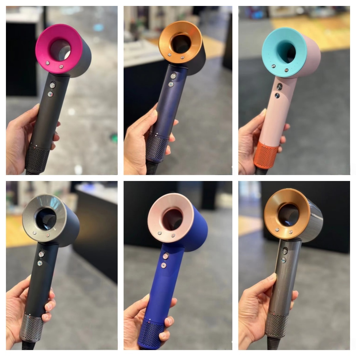 Multi-functional Styling Hair Straightener / 7-in-1 Hair Curler / Hairdryer Intelligent Temperature Control Fast Styling Efficient Hair Care Professional salon tools