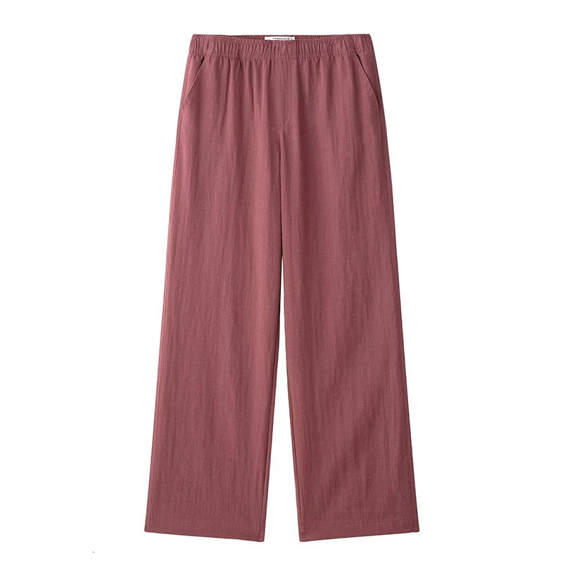 RAFZNB mid waist pants set womens 2piece loose fit with long sleeved kimono jacket for clothing 250403